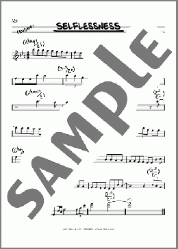 Selflessness(John Coltrane) 楽譜 その他 ダウンロード