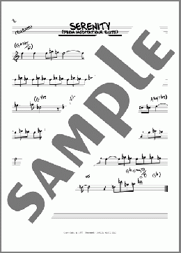 Serenity(John Coltrane) 楽譜 その他 ダウンロード