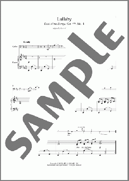 Lullaby(Johannes Brahms) 楽譜 その他 ダウンロード