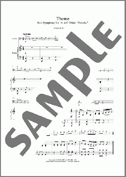 The Surprise Symphony(Franz Joseph Haydn) 楽譜 その他 ダウンロード