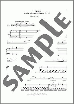 Cello Concerto In B Minor, Op. 104(Antonin Dvorak) 楽譜 その他 ダウンロード