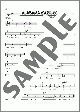 Alabama Jubilee (arr. Robert Rawlins)(Arthur Collins & Byron Harlan) 楽譜 その他 ダウンロード