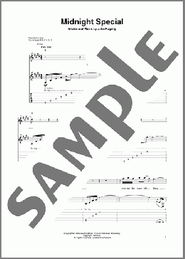 Midnight Special(Creedence Clearwater Revival) 楽譜 ギタースコア ダウンロード