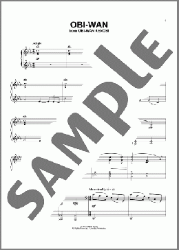 Obi-Wan (from Obi-Wan Kenobi)(John Williams) 楽譜 ピアノ（ソロ） ダウンロード