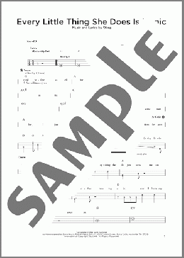 Every Little Thing She Does Is Magic(The Police) 楽譜 その他 ダウンロード