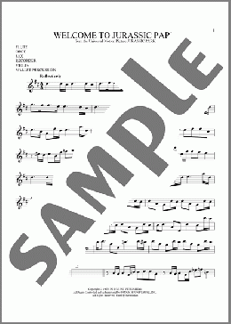Welcome To Jurassic Park (from Jurassic Park)(John Williams) 楽譜 その他 ダウンロード