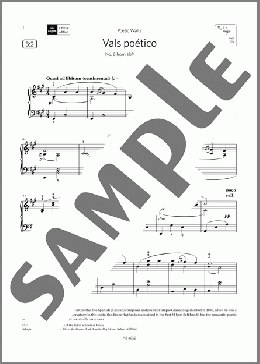 Vals poetico (Grade 6, list B2, from the ABRSM Piano Syllabus 2023 & 2024)(Enrique Granados) 楽譜 ピアノ（ソロ） ダウンロード