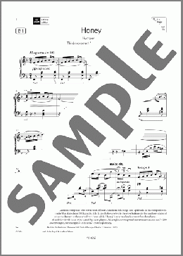 Honey (Grade 6, list B1, from the ABRSM Piano Syllabus 2023 & 2024)(R N Dett) 楽譜 ピアノ（ソロ） ダウンロード