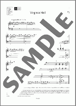 Virginia Hall (Grade 1, list C1, from the ABRSM Piano Syllabus 2023 & 2024)(Shruthi Rajasekar) 楽譜 ピアノ（ソロ） ダウンロード
