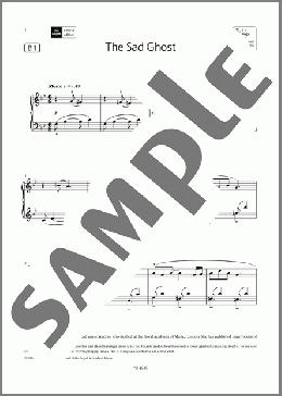 The Sad Ghost (Grade 3, list B1, from the ABRSM Piano Syllabus 2023 & 2024)(Nancy Litten) 楽譜 ピアノ（ソロ） ダウンロード