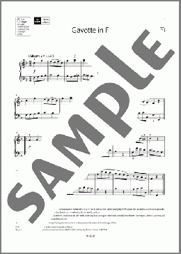 Gavotte in F (Grade 2, list A2, from the ABRSM Piano Syllabus 2023 & 2024)(J L Dussek) 楽譜 ピアノ（ソロ） ダウンロード