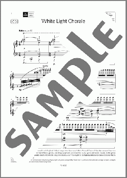 White Light Chorale (Grade 7, list C3, from the ABRSM Piano Syllabus 2023 & 2024)(Param Vir) 楽譜 ピアノ（ソロ） ダウンロード