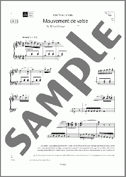 Mouvement de valse (Grade 4, list A2, from the ABRSM Piano Syllabus 2023 & 2024)(Louise Farrenc) 楽譜 ピアノ（ソロ） ダウンロード