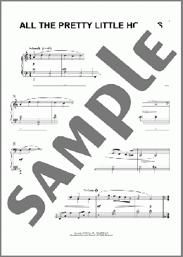 All The Pretty Little Horses (arr. Phillip Keveren)(Southeastern American Folksong) 楽譜 ピアノ（ソロ） ダウンロード