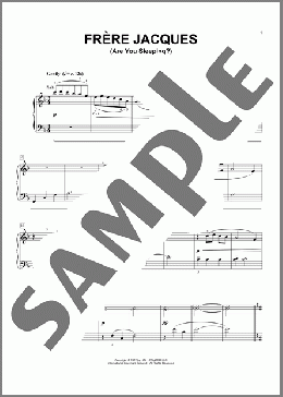 Frere Jacques (Are You Sleeping?) (arr. Phillip Keveren)(Traditional) 楽譜 ピアノ（ソロ） ダウンロード