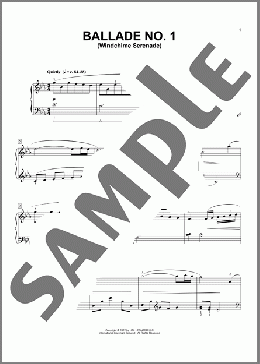 Ballade No. 1 (Windchime Serenade)(Phillip Keveren) 楽譜 ピアノ（ソロ） ダウンロード