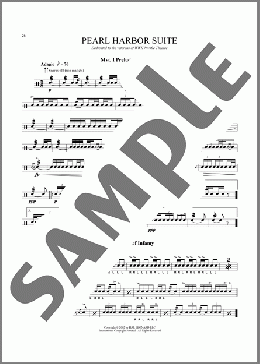 Pearl Harbor Suite(Ben Hans) 楽譜 その他 ダウンロード