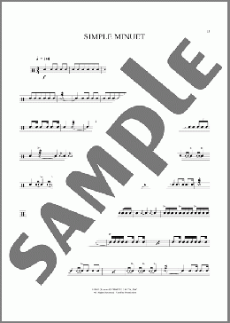 Simple Minuet(Morris Goldenberg) 楽譜 その他 ダウンロード