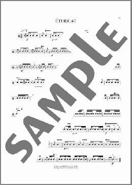 Etude #7(Jacques Delecluse) 楽譜 その他 ダウンロード