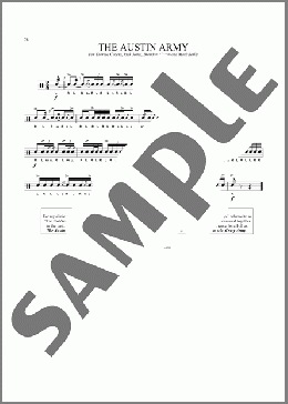 The Austin Army(Dominick Cuccia) 楽譜 その他 ダウンロード
