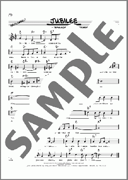 Jubilee (arr. Robert Rawlins)(Stanley Adams) 楽譜 その他 ダウンロード