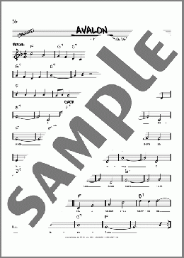 Avalon (arr. Robert Rawlins)(Al Jolson) 楽譜 その他 ダウンロード