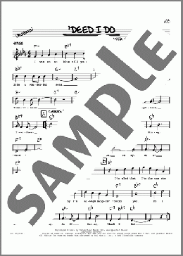 Deed I Do (arr. Robert Rawlins)(Walter Hirsch) 楽譜 その他 ダウンロード