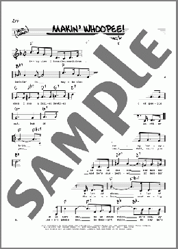 Makin' Whoopee! (arr. Robert Rawlins)(John Hicks) 楽譜 その他 ダウンロード