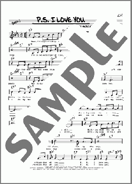 P.S. I Love You (arr. Robert Rawlins)(The Hilltoppers) 楽譜 その他 ダウンロード