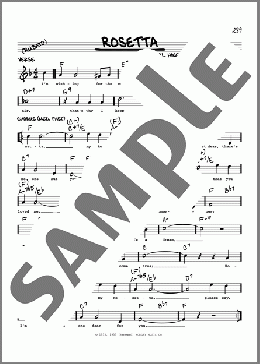 Rosetta (arr. Robert Rawlins)(Earl Hines) 楽譜 その他 ダウンロード