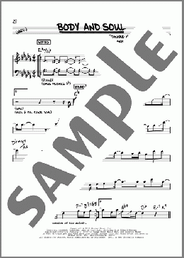 Body And Soul(John Coltrane) 楽譜 その他 ダウンロード
