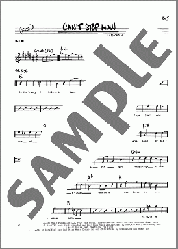 Can't Stop Now(Wendy Waldman/Gary Nicholson) 楽譜 その他 ダウンロード