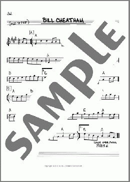 Bill Cheatham(Traditional) 楽譜 その他 ダウンロード