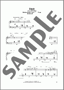 Dinah(Thelonious Monk) 楽譜 ピアノ（ソロ） ダウンロード