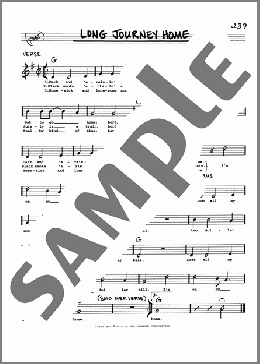 Long Journey Home(Traditional) 楽譜 その他 ダウンロード