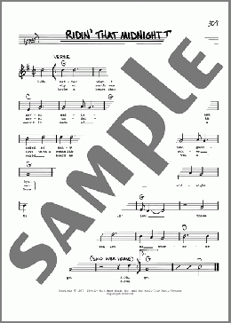Ridin' That Midnight Train(Carter Stanley) 楽譜 その他 ダウンロード