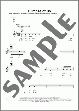 Glimpse Of Us(Joji) 楽譜 ウクレレ（弾き語り） ダウンロード
