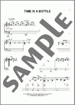 Time In A Bottle(Jim Croce) 楽譜 その他 ダウンロード