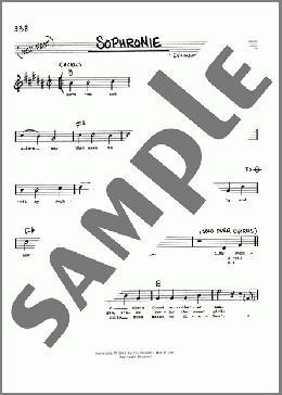 Sophronie(Alton Delmore) 楽譜 その他 ダウンロード
