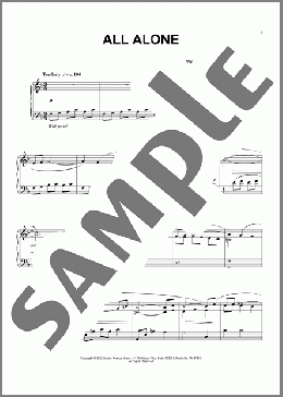 All Alone (arr. Phillip Keveren)(Irving Berlin) 楽譜 ピアノ（ソロ） ダウンロード