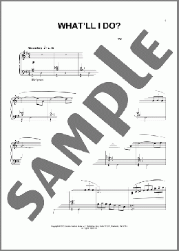 What'll I Do? (arr. Phillip Keveren)(Irving Berlin) 楽譜 ピアノ（ソロ） ダウンロード