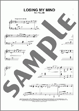 Losing My Mind (from Follies)(Stephen Sondheim) 楽譜 ピアノ（ソロ） ダウンロード
