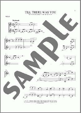 Till There Was You (from The Music Man)(The Beatles) 楽譜 その他 ダウンロード