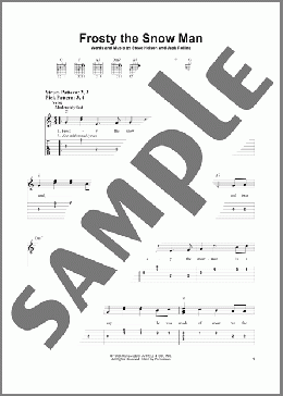 Frosty The Snow Man(Gene Autry) 楽譜 ギター（ソロ） ダウンロード