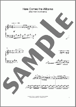 Here Comes The Alibama (Daar Kom Die Alibama) (arr. James Wilding)(South African folk song) 楽譜 ピアノ（ソロ） ダウンロード