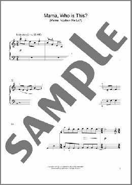Mama, Who Is This? (Mama Ngubani Na Lo) (arr. Nkululeko Zungu)(South African folk song) 楽譜 ピアノ（ソロ） ダウンロード
