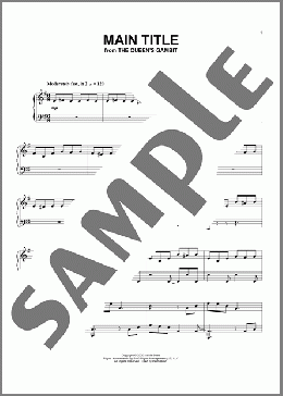 Main Title (from The Queen's Gambit)(Carlos Rafael Rivera) 楽譜 ピアノ（ソロ） ダウンロード