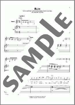 Burn(Jon Lord/Deep Purple) 楽譜 その他 ダウンロード