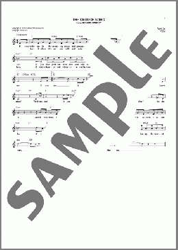 The Grouch Song (from Sesame Street)(Jeff Moss) 楽譜 その他 ダウンロード