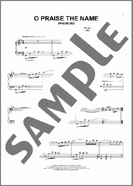 O Praise The Name (Anastasis) (arr. Phillip Keveren)(Hillsong Worship) 楽譜 ピアノ（ソロ） ダウンロード